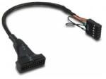 Inter-Tech Inter-Tech Adaptor USB 3.0 19-pini la USB 2.0 9-pini (IT-USB39PIN)