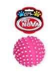 PET NOVA DOG LIFE STYLE Puha játék süni labda 6, 5 cm rózsaszínű
