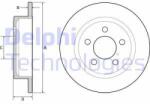 DELPHI Disc frana DELPHI BG4648 (BG4648) - automobilus