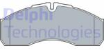 DELPHI set placute frana, frana disc DELPHI LP3541 (LP3541)