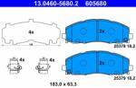 ATE set placute frana, frana disc ATE 13.0460-5680.2 (13.0460-5680.2)