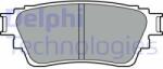 DELPHI set placute frana, frana disc DELPHI LP3408 (LP3408)