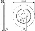 Bosch Disc frana BOSCH 0 986 479 C44 (0 986 479 C44) - automobilus
