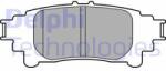 DELPHI set placute frana, frana disc DELPHI LP3155 (LP3155)
