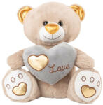 Amek Toys Ursulet Bej cu Inimioara 35 cm (030106-2)