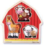 Melissa & Doug Puzzle lemn jumbo Ferma Melissa and Doug (AAD-MD2054) Puzzle