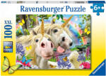 Ravensburger Puzzle Ravensburger Selfie Cu Unicorni, 100 Piese (ARA-RVSPC12898) Puzzle
