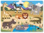 Melissa & Doug Puzzle din lemn Animalele safari (AAD-MD9054) Puzzle