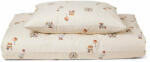 Nuuroo Lenjerie din bumbac organic pentru patut - 70 x 100 cm - Creme - Circus - Nuuroo Lenjerii de pat bebelusi‎, patura bebelusi
