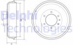 DELPHI Tambur frana DELPHI BF569 (BF569) - automobilus