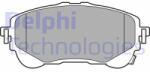 DELPHI set placute frana, frana disc DELPHI LP3609 (LP3609)