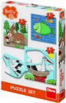 Dino Unde locuiesc animalele? 40 piese (325111) Puzzle