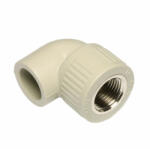 EkoPlastik PP-R 90° süthető könyök idom fém menettel, 20 mm x 1/2" B (SKOI02020)