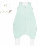 BabySteps - Sac de dormit cu picioare, bumbac muselina 0.5 Tog, Pastel Blue, M, 3 ani+ (389)