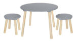 JaBaDaBaDo Asztal 2 székkel - fa - ezüstszürke - Jabadabado (JabaH13221)