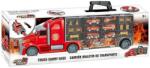 Zhorya Jucarie pentru copii Zhorya Fire Truck - Transportor auto cu masini si elicopter (ZY643622/666-03G)