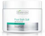 Bielenda Professional Sare pentru pedichiură cu lime și mentă - Bielenda Professional Foot Bath Salt with Lime & Mint 600 g