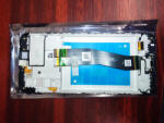Samsung A025G Galaxy A02s LCD Kijelző+Érintőüveg+Előlap Keret, Black, Fekete (EU verzió, GH81-20181A) Gyári, Service Pack