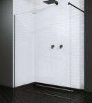 Radaway Modo New Black II Walk-in 120-as fekete zuhanyfal 389124-54-01 (389124-54-01)