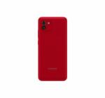 Samsung A035 Galaxy A03 (kameraplexivel), Akkufedél, piros (164mm)