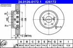 ATE Disc frana ATE 24.0126-0172.1 (24.0126-0172.1)