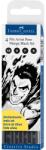  Filctollak Art Pen PITT Manga Black - szett Etui 4db [B. F. S. XS] ()