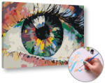  Paint by Numbers "Színes szem" - Alacsony nehézségi szint