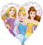 Amscan Balon cu inimă din folie - Prințese Disney