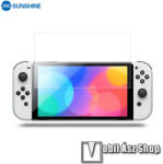 SUNSHINE Hydrogel TPU képernyővédő fólia - Ultra Clear, ÖNREGENERÁLÓ! - 1db, a teljes képernyőt védi! - Nintendo Switch OLED
