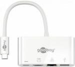 goobay USB-C - HDMI / Ethernet RJ45 / USB 3.0 A / USB-C Alb (62105) (62105)