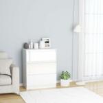 vidaXL Servantă, alb extralucios, 60x35x76 cm, lemn prelucrat (801388) Comoda