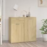 vidaXL Servantă, stejar Sonoma, 80x36x75 cm, PAL (805773) Comoda