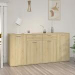 vidaXL Servantă, stejar Sonoma, 160x36x75 cm, lemn prelucrat (3074930) Comoda