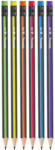Colorino Grafitceruza HB radírral, Colorino School Stripes trio, háromszög test