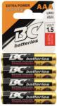 BC Batteries Batteries Alkaline AAA LR03/AM4 elem 4db