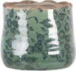 Clayre & Eef Set 4 ghivece ceramica verde 11x10 cm (6CE1252XS)