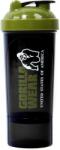 Gorilla Wear Shaker Compact (fekete/army zöld 600ml)