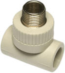 EkoPlastik PP-R süthető T-idom fém menettel, 25 mm x 1/2" K (STKE02520)