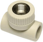 EkoPlastik PP-R süthető T-idom fém menettel, 20 mm x 1/2" B (STKI02020)