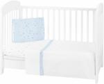 KikkaBoo Set de dormit pentru bebelusi din 3 piese KikkaBoo - Bear with me, albastru, 70 x 140 cm (41101030149) Lenjerii de pat bebelusi‎, patura bebelusi