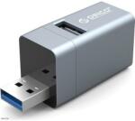 ORICO Hub USB Orico MINI-U32L-GY, 1x USB 3.2 gen 1, 1x USB 2.0, Gray (MINI-U32L-GY)