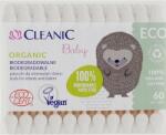 Cleanic Bețișoare din bumbac pentru copii, 60 buc - Cleanic Baby Eco 60 buc