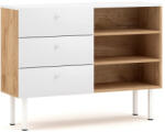 WIPMEB JULIA komód tölgy artisan/fehér 2k