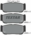 TEXTAR set placute frana, frana disc TEXTAR 2393101 (2393101)