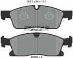 TEXTAR set placute frana, frana disc TEXTAR Q+ 2519201 (2519201)