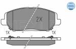 MEYLE set placute frana, frana disc MEYLE -ORIGINAL: True to OE. 025 228 0420 (025 228 0420)