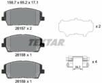 TEXTAR set placute frana, frana disc TEXTAR Q+ 2615701 (2615701)