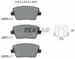TEXTAR set placute frana, frana disc TEXTAR 2287601 - automobilus