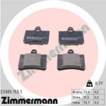 ZIMMERMANN set placute frana, frana disc ZIMMERMANN 23305.155. 1 (23305.155.1)