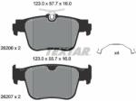 TEXTAR set placute frana, frana disc TEXTAR 2620601 (2620601)